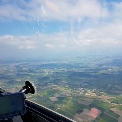 Flugwegposition um 14:17:36: Aufgenommen in der Nähe von Gemeinde Ottnang am Hausruck, 4901, Österreich in 1651 Meter